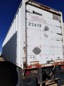 semi-trailer back