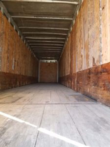 semi-trailer interior