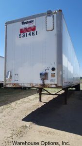 Warehouse Options Used Semi Trailer for Sale