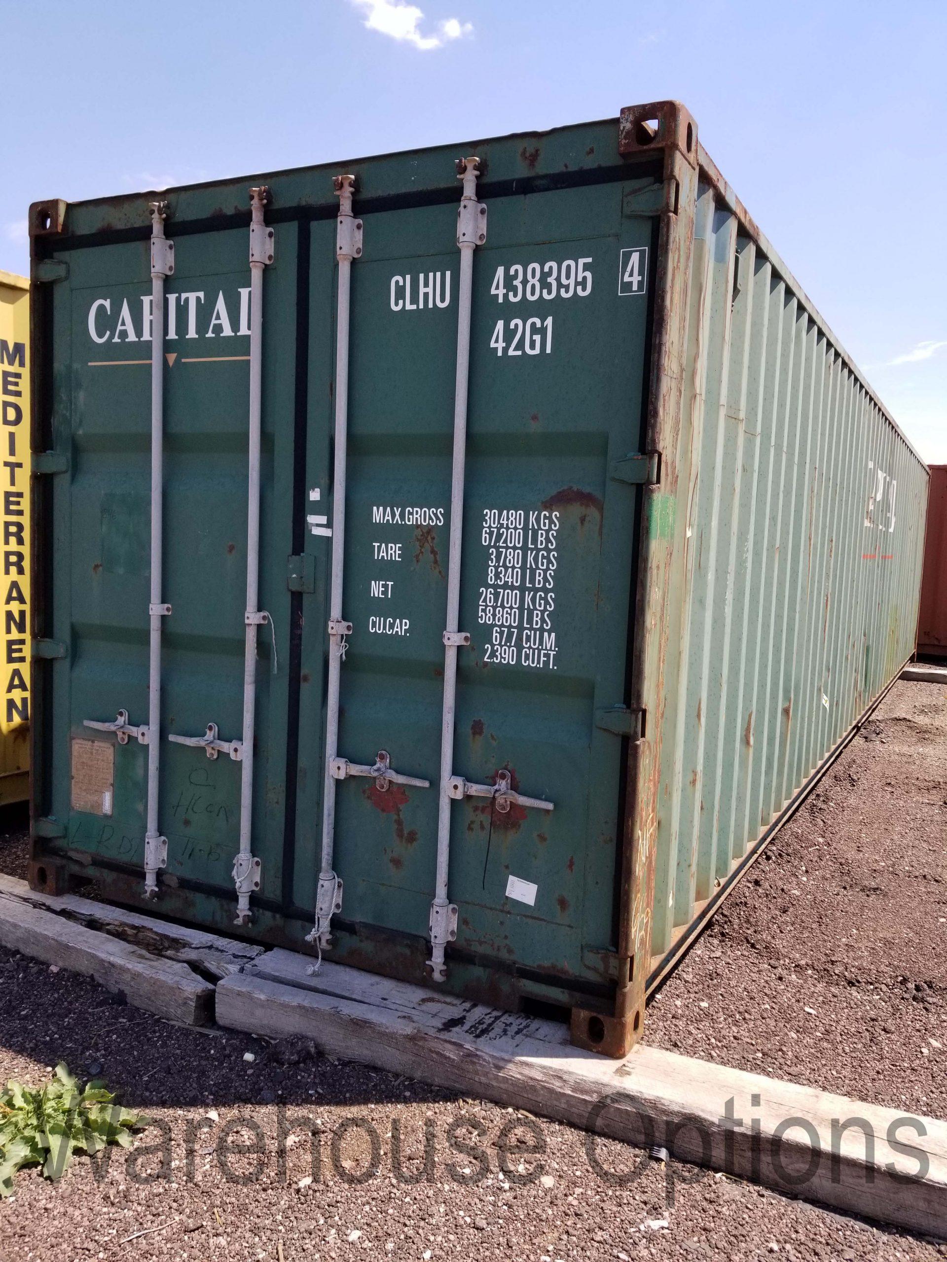 NONE AVAILABLE NOW *** 40-foot Shipping Container - $4,350 • Warehouse