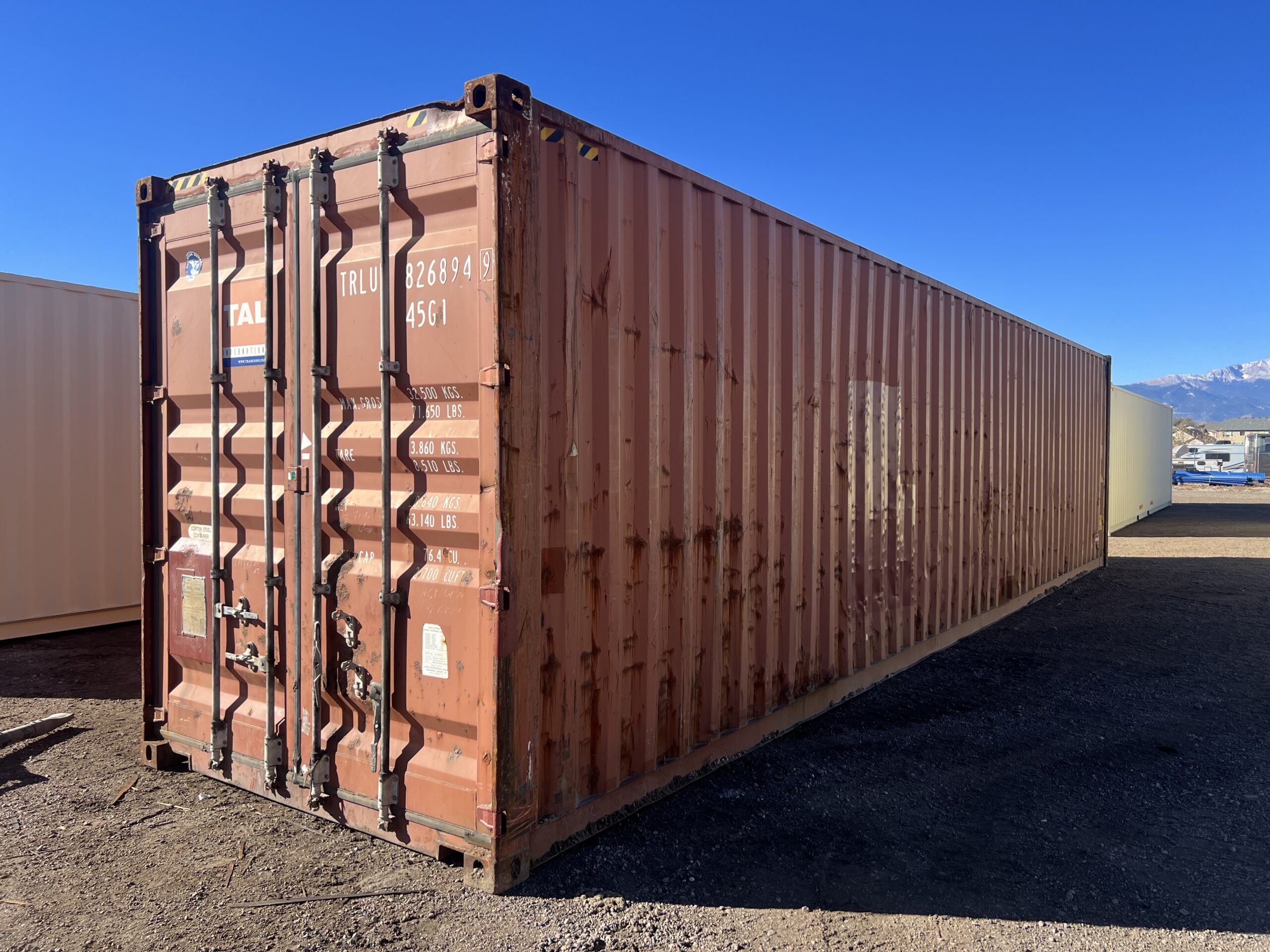 12 Foot wide shipping container